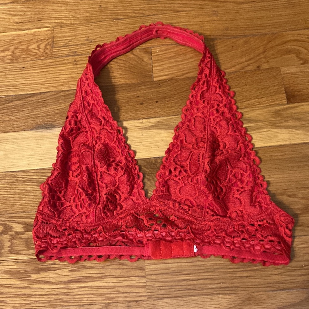 Red Bralette Size Small - Picture 1 of 6